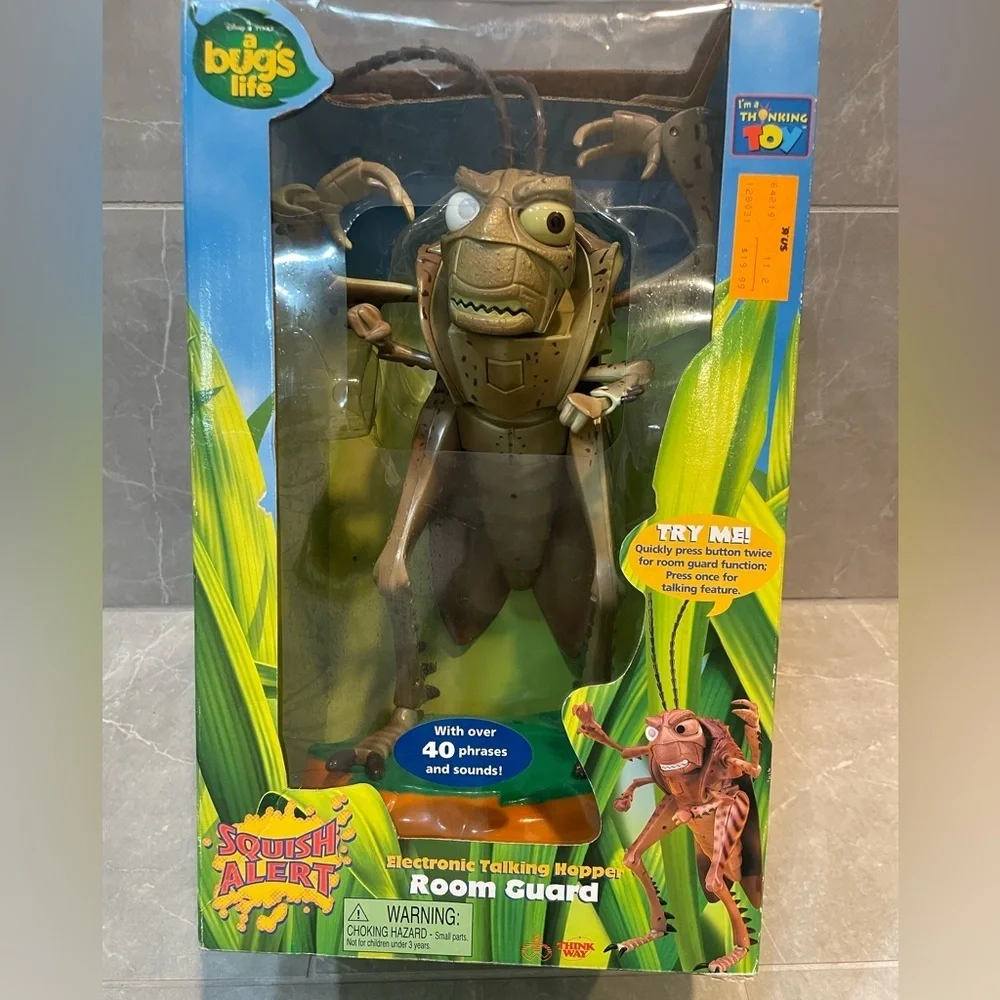 A Bug's Life Vintage Electronic Talking Hopper Room Guard